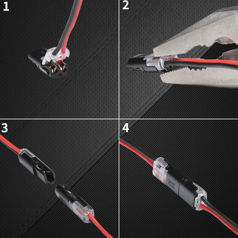 Buvala™-Double-wire Plug-in Connector With Locking Buckle(The more you buy, the more discounts you get)