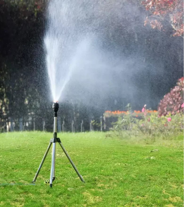 Buvala™-Stainless Steel Rotary Irrigation Tripod Telescopic Support Sprinkler