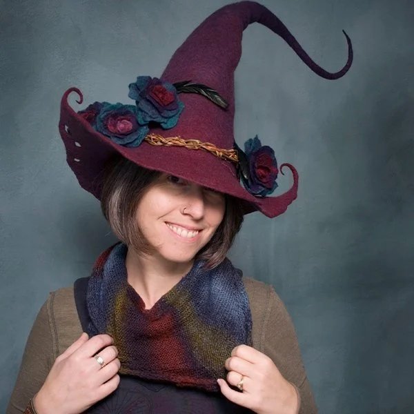 Buvala™-Halloween Party Felt Witch Hats