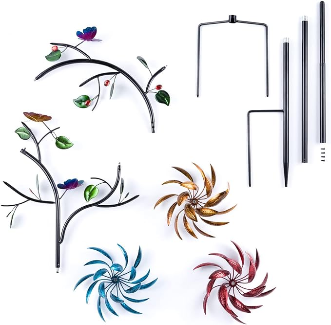 Buvala™-🔥Last Day 70% OFF -Beautiful Summer Multi Colored Flowers Wind Spinner