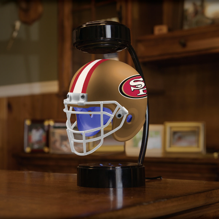 Buvala™-NFL Rotating Levitating Hover Helmet With LED Lighting & Hover Football With Bluetooth Speaker