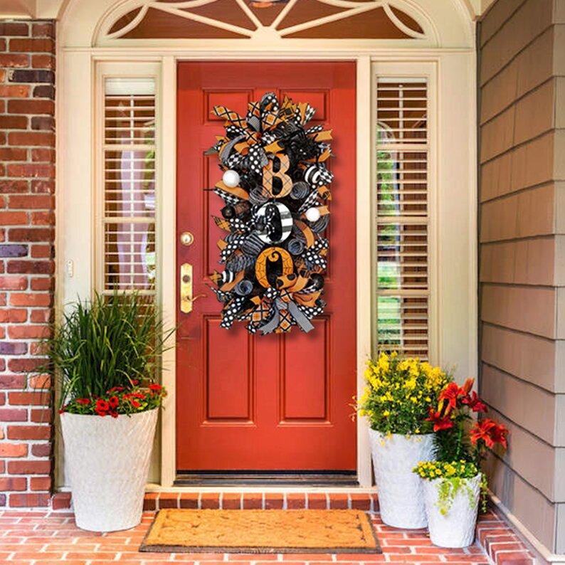 Buvala™-Halloween Swag Wreath Fall Wreath-HOT SALE