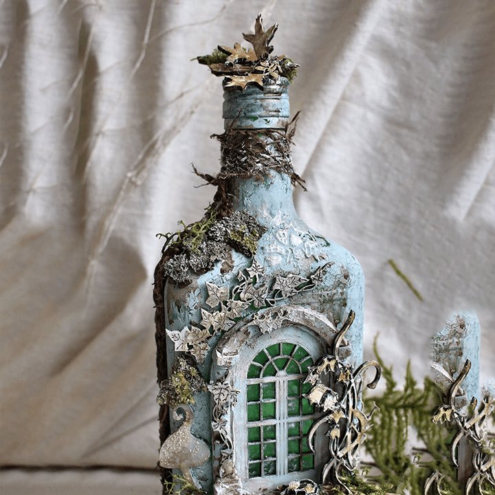 Buvala™-Altered Art Bottle - Mystical forest stories