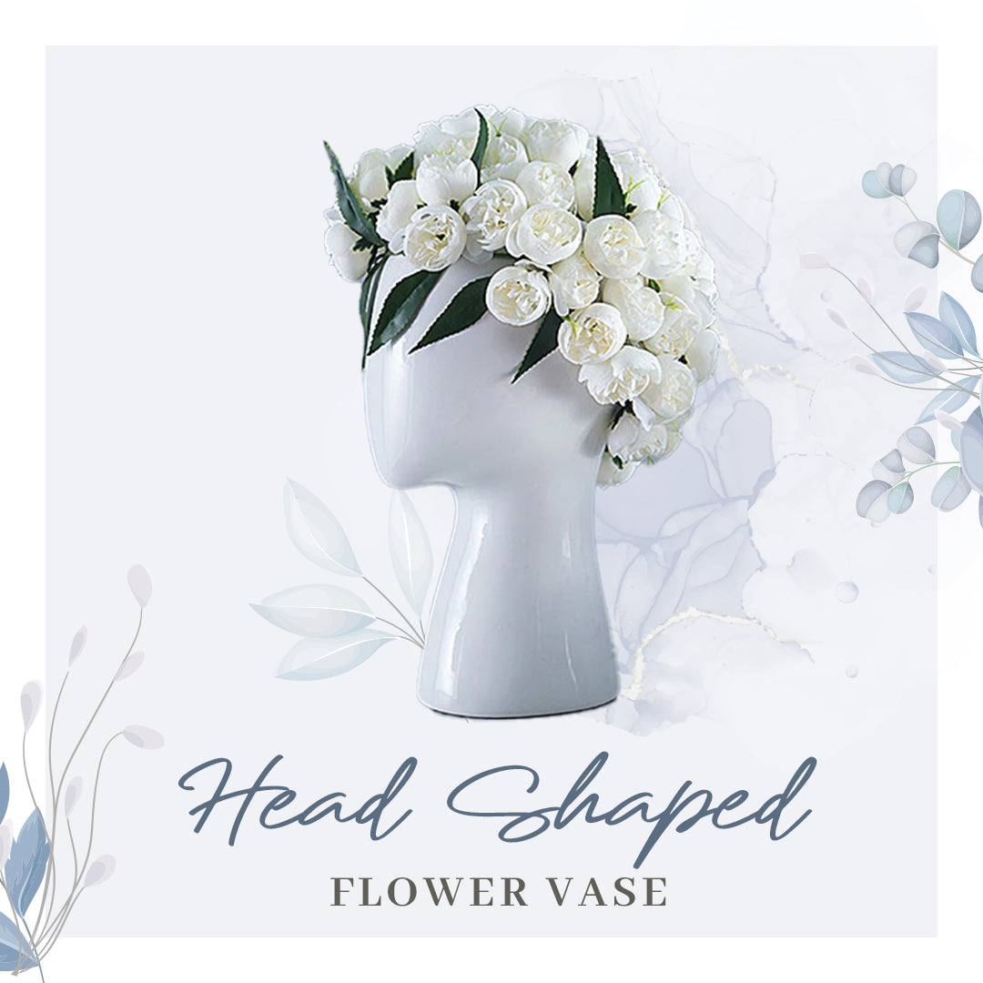 Buvala™-Head Shaped Flower Vase