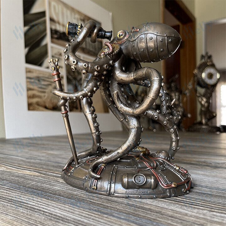 Buvala™-Steampunk Seabed Hiker Octopus Statue Decor