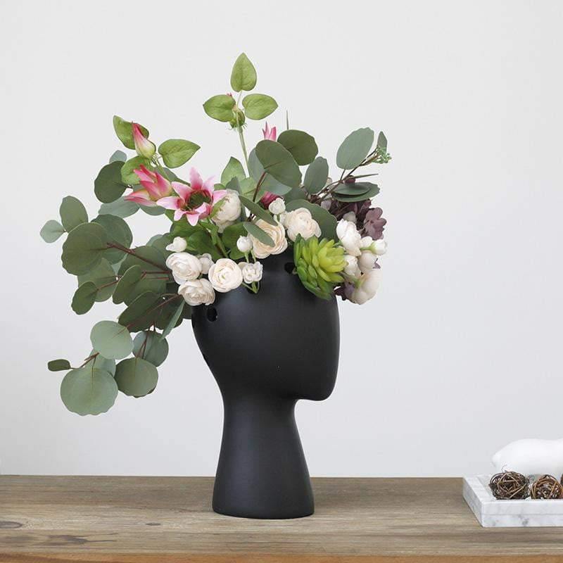 Buvala™-Head Shaped Flower Vase