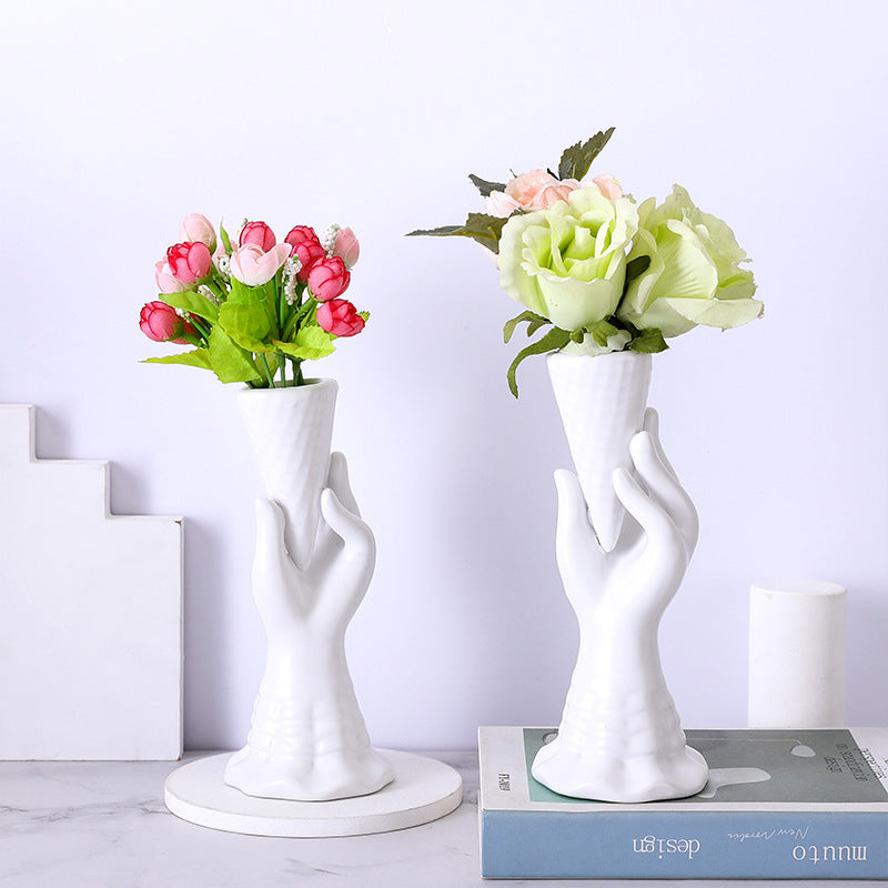 Buvala™-Waffle Cone Flower Vase