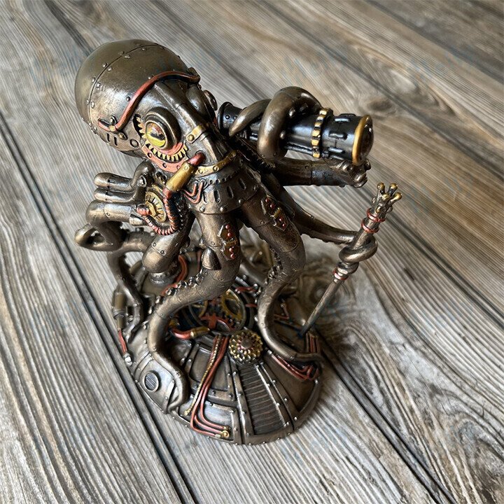 Buvala™-Steampunk Seabed Hiker Octopus Statue Decor