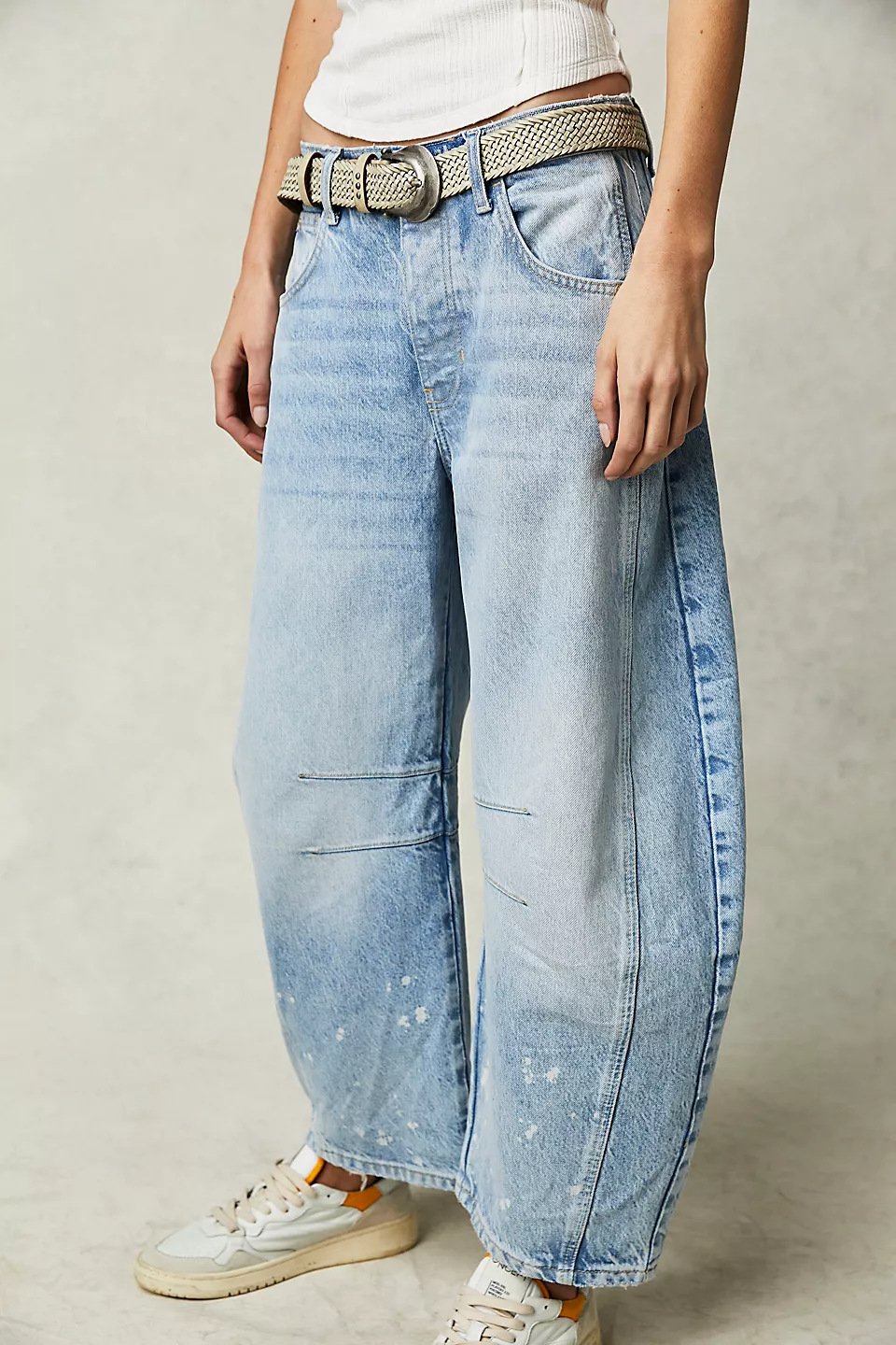 Buvala™-Mid-Rise Barrel Jeans (BUY 2 Free Shipping)