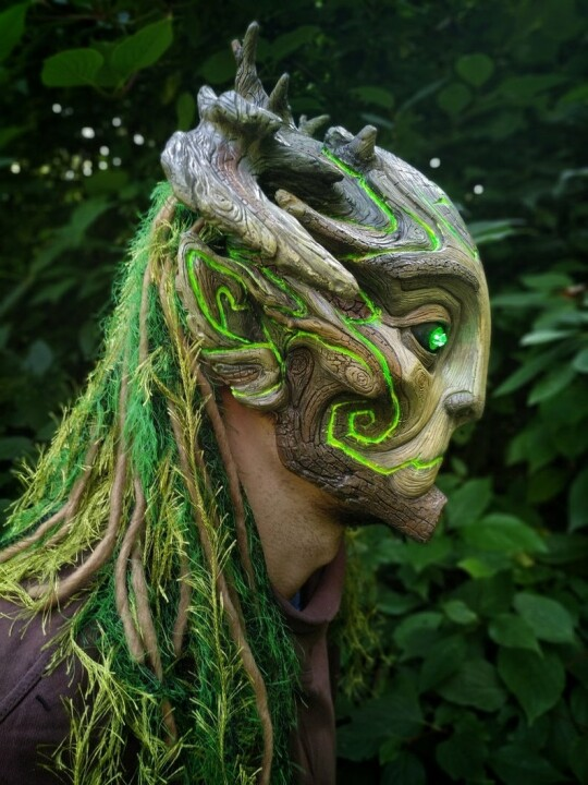 Buvala™-Green Man Forest Spirit Mask Costume Accessories Masks