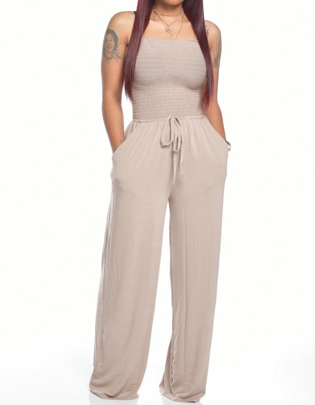 Buvala™-(🎁2024 New Year Hot Sale🎁)❤️Newest Strapless Waist Jumpsuit❤️