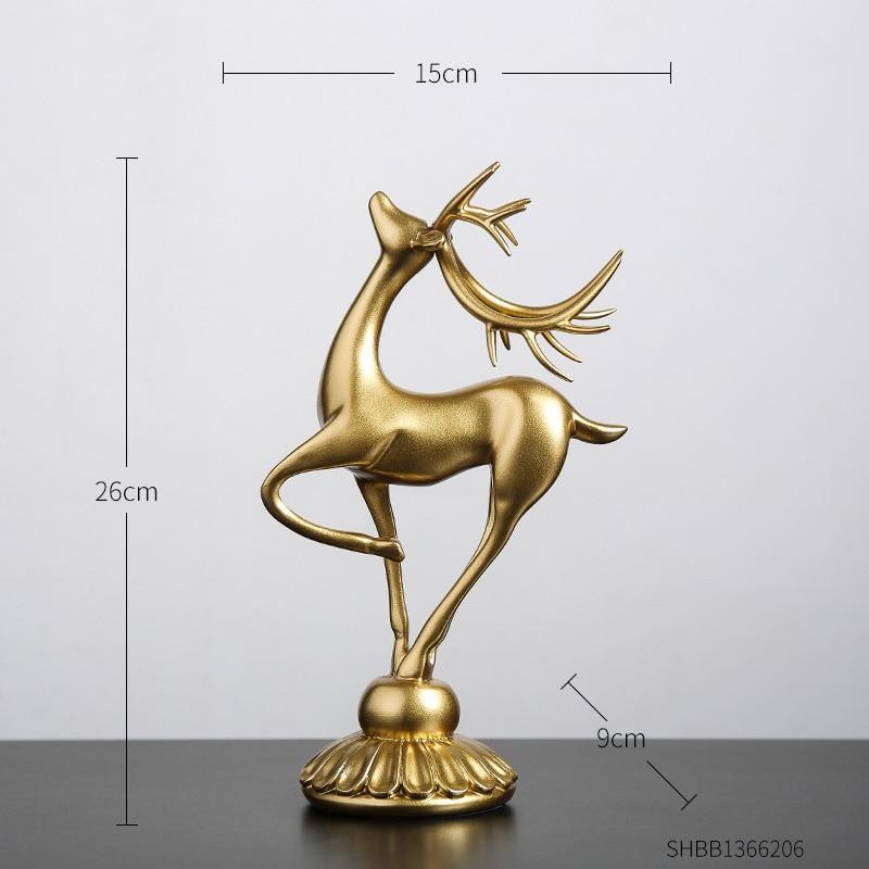 Buvala™-Handmade Golden Deer Animal Figurine