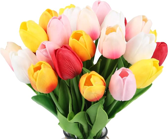 Buvala™-✨This Week's Special Price $24.99💥-UV Resistant Lifelike Artificial Tulips Flowers💐