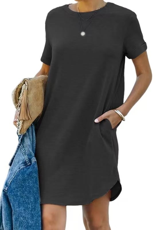 Buvala™-Short Sleeve T-shirt Dress(Buy 2 Free Shipping)