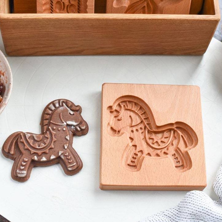 Buvala™-Wood Grain Cookie Knife - Cookie Embossing Mould