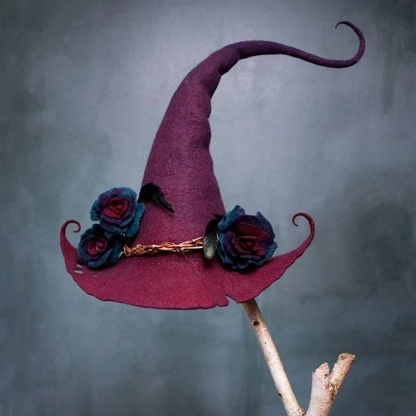 Buvala™-Halloween Party Felt Witch Hats