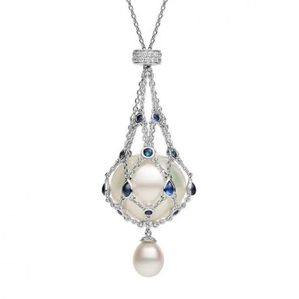 Buvala™-Last Day 49% OFF--Pearl & Gemstone Lavalier Pendant