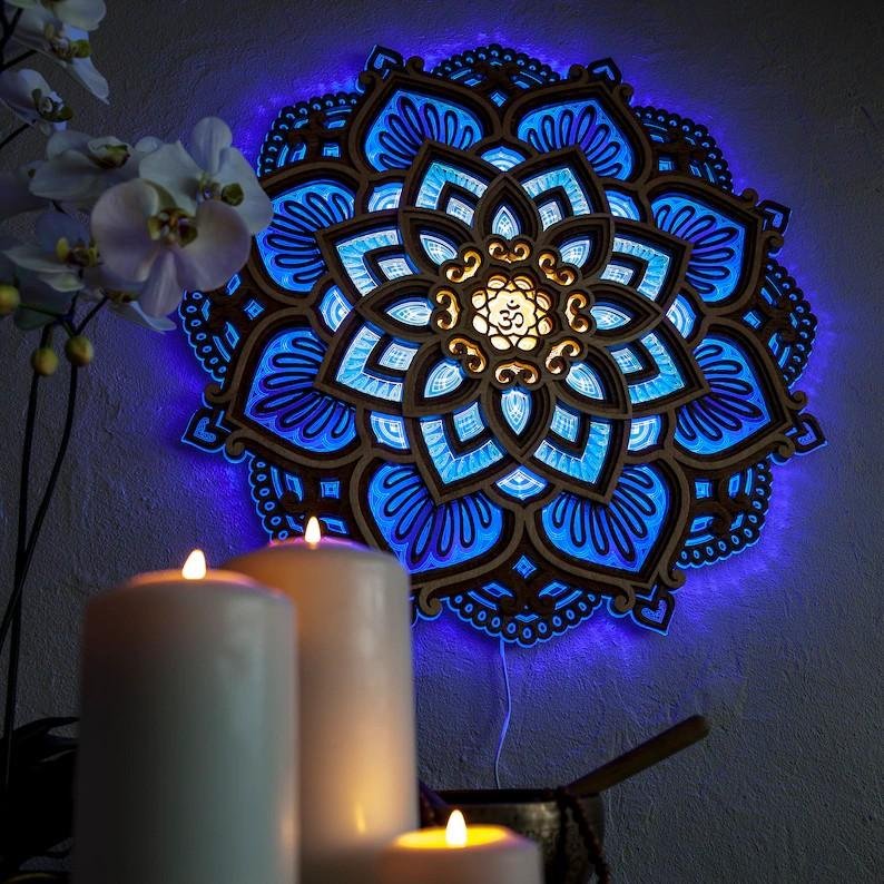 Buvala™-Mandala Yoga Room Night Light LED[BUY 2 FREE SHIPPING]