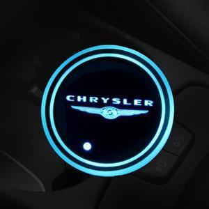 Buvala™-Led Car Logo Cup Lights up Holder USB Charging 7 Colors Changing