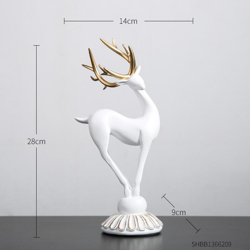 Buvala™-Handmade Golden Deer Animal Figurine