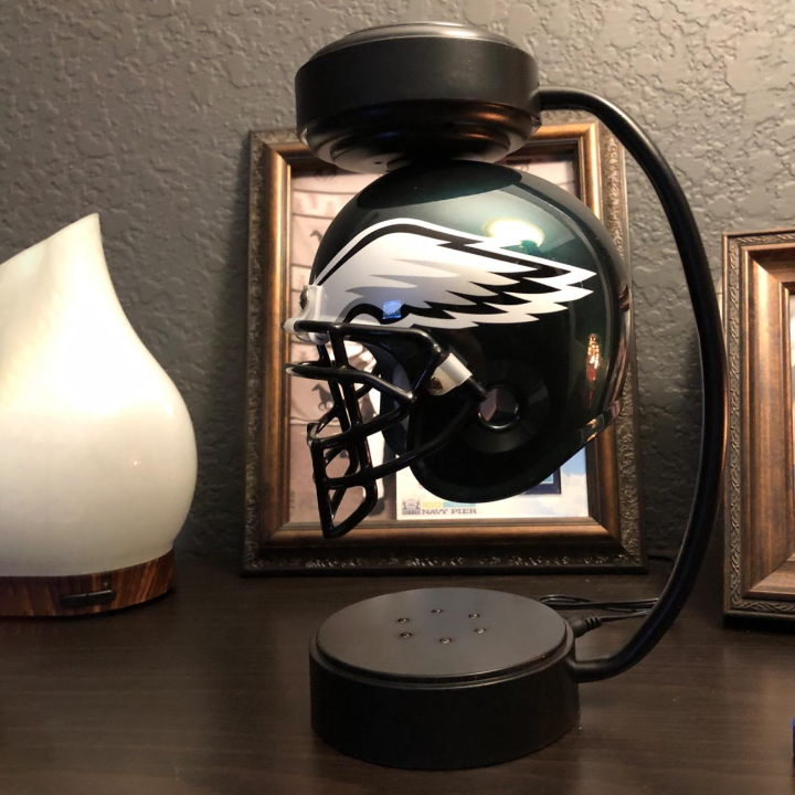 Buvala™-NFL Rotating Levitating Hover Helmet With LED Lighting & Hover Football With Bluetooth Speaker