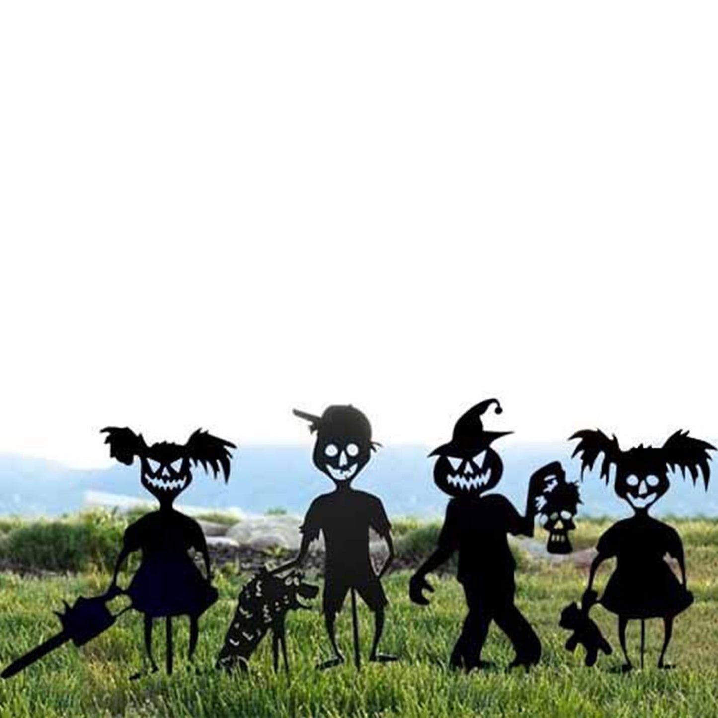 Buvala™-👻Cute and Unique Ghost Zombies - Halloween Yard Decor Metal  Art👻