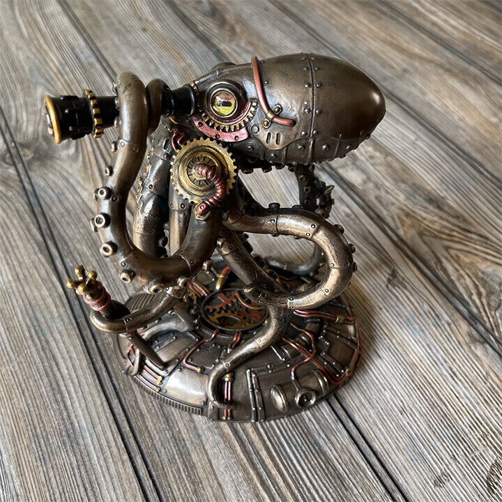 Buvala™-Steampunk Seabed Hiker Octopus Statue Decor