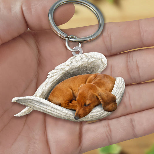 Buvala™-Dachshund Sleeping Angel Acrylic Keychain