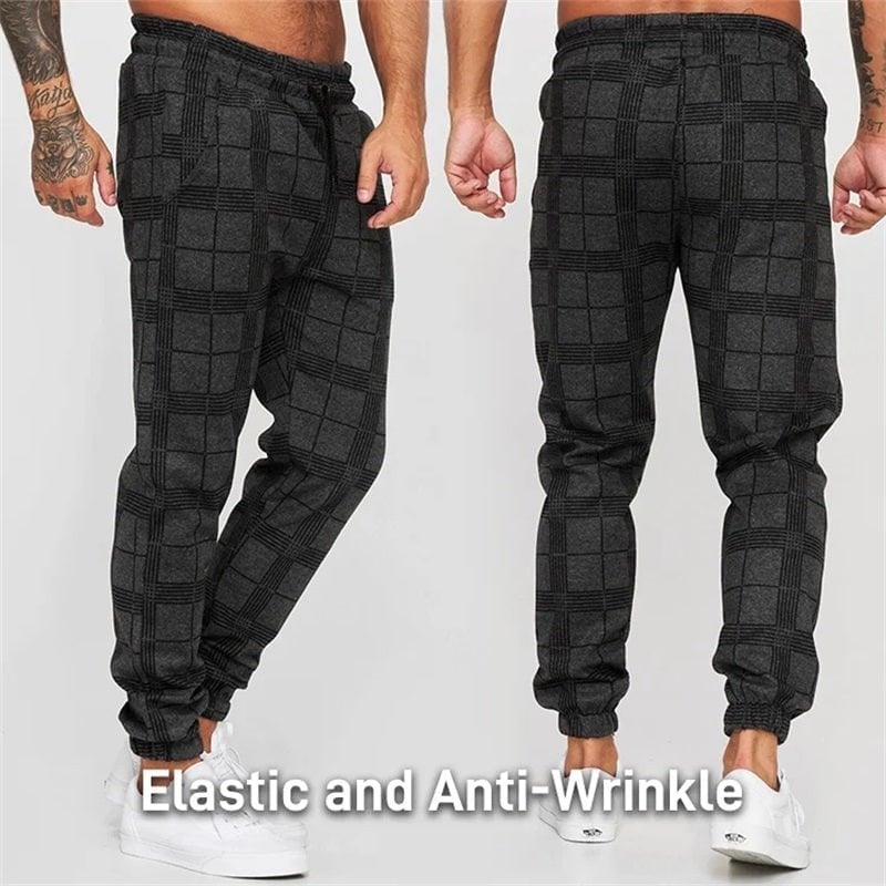 Buvala™-Men's Plaid Casual Pants