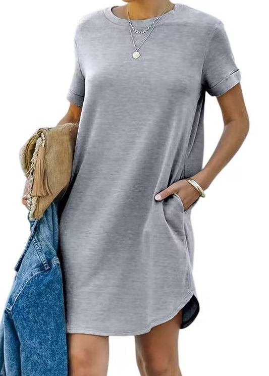 Buvala™-Short Sleeve T-shirt Dress(Buy 2 Free Shipping)