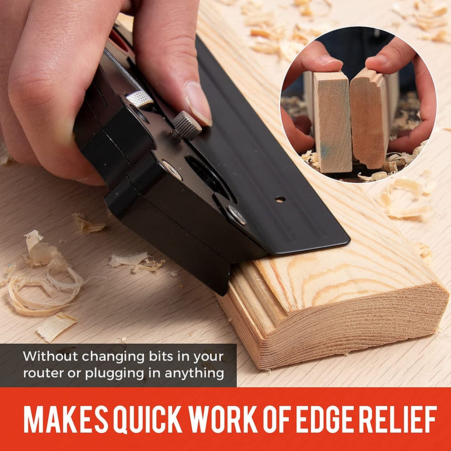 Buvala™-Chamfer Plane - Woodworking Edge Corner Flattening Tool