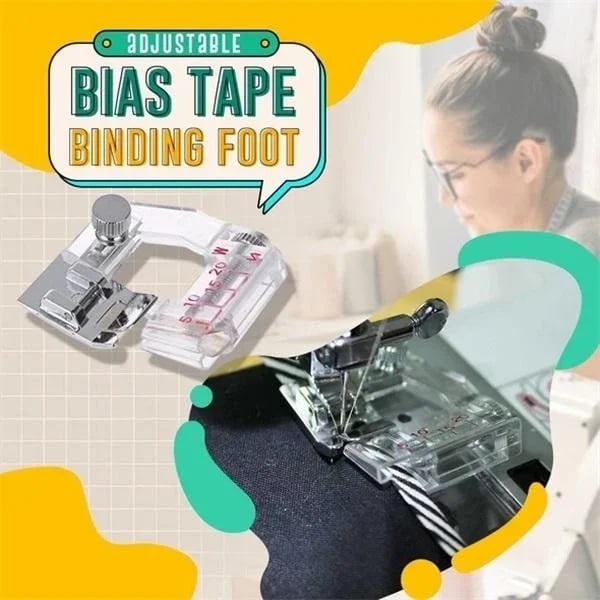 Buvala™-Adjustable Bias Tape Binding Foot