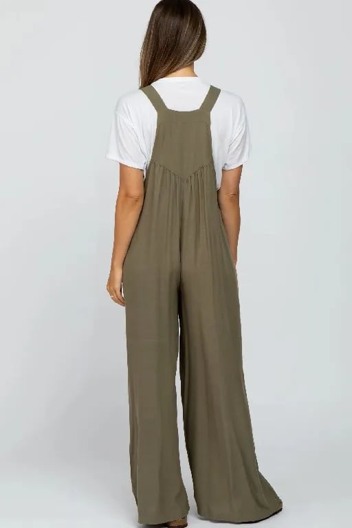 Buvala™--Plus Size Wide Leg Overalls Jumpsuit (Buy 2 Free Shipping)