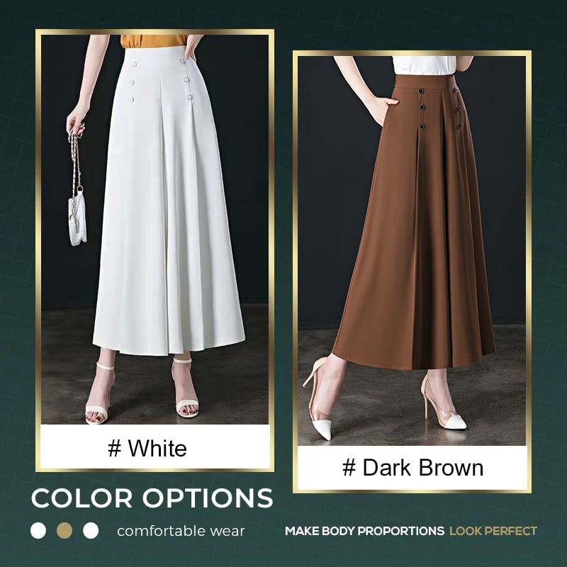 Buvala™-🔥LAST DAY 49% OFF - [Comfort and Slim] Stylish Pleated Wide-leg Pants