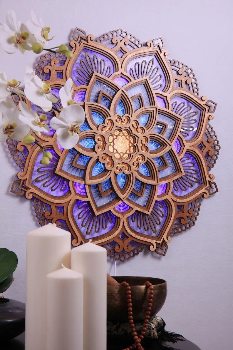 Buvala™-Mandala Yoga Room Night Light LED[BUY 2 FREE SHIPPING]