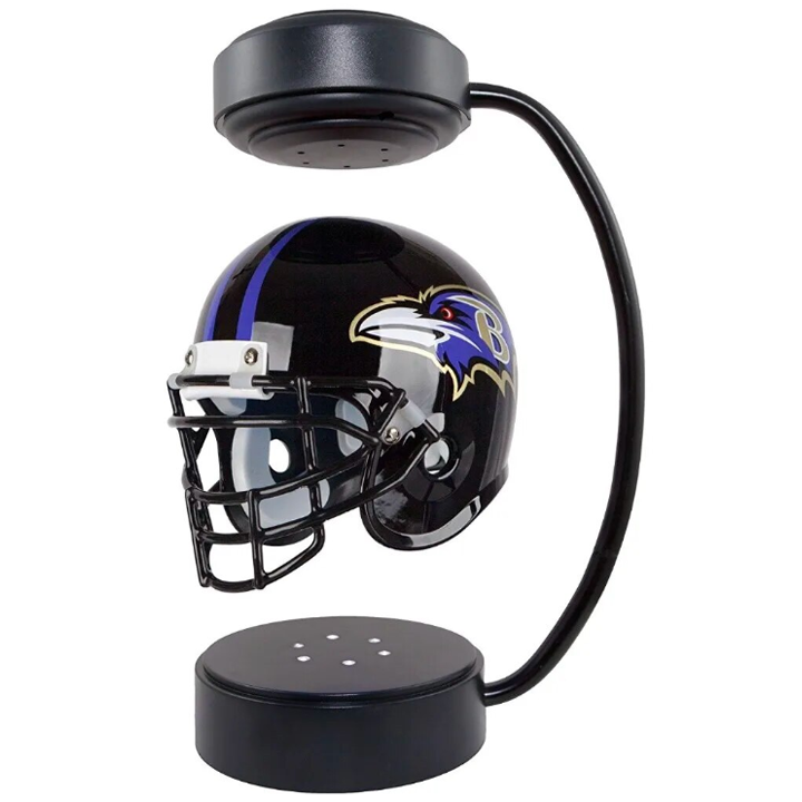 Buvala™-NFL Rotating Levitating Hover Helmet With LED Lighting & Hover Football With Bluetooth Speaker