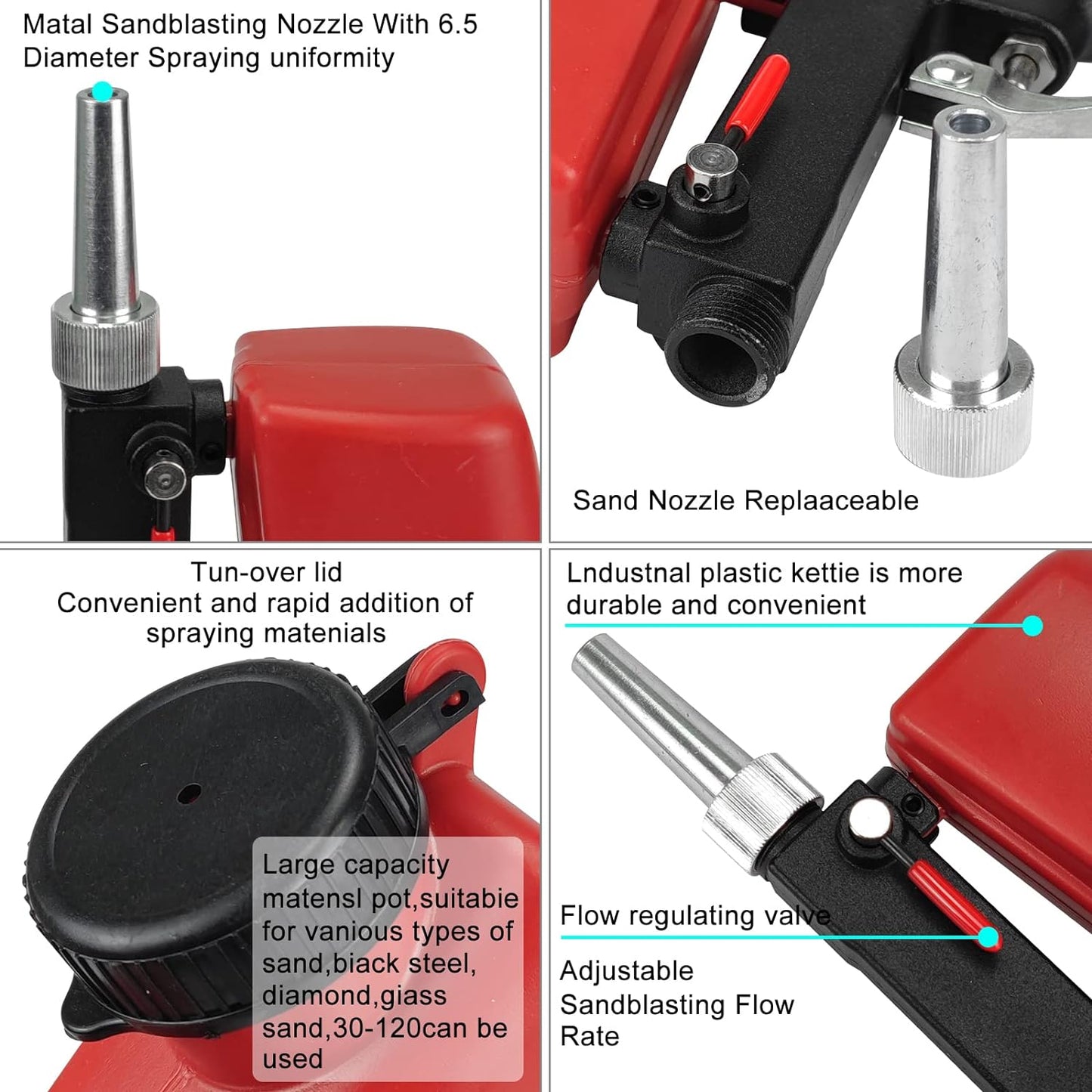 Buvala™-🔥Summer Hot Sale Promotion-49% OFF✨-Portable Pneumatic Sandblasting Gun