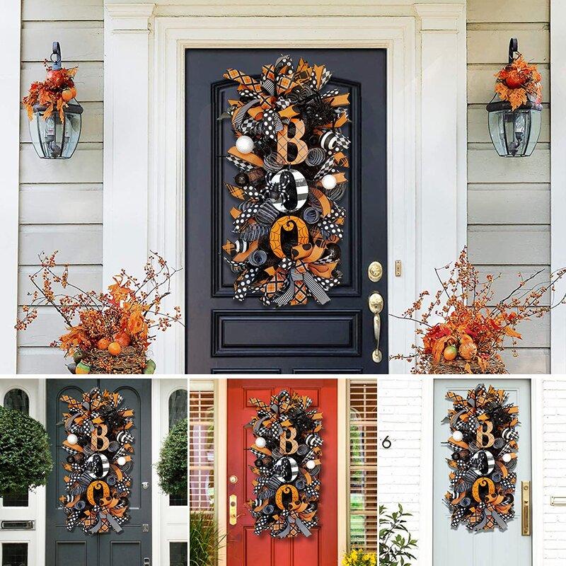 Buvala™-Halloween Swag Wreath Fall Wreath-HOT SALE