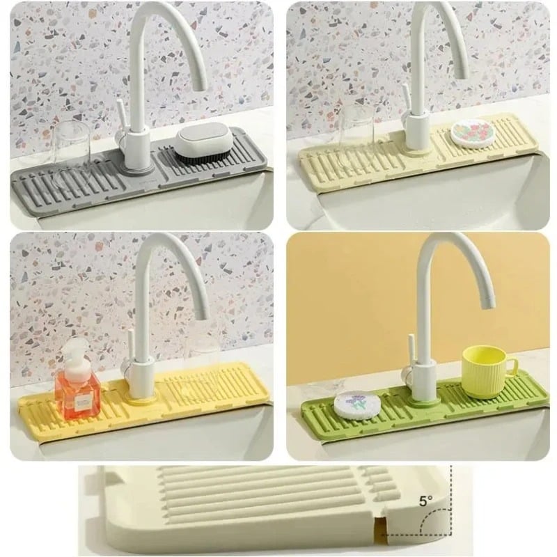 Buvala™-🎅 Faucet Guard & Draining Mat