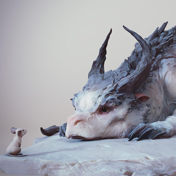 Buvala™-Dragon And Mouse - Art Sculpture