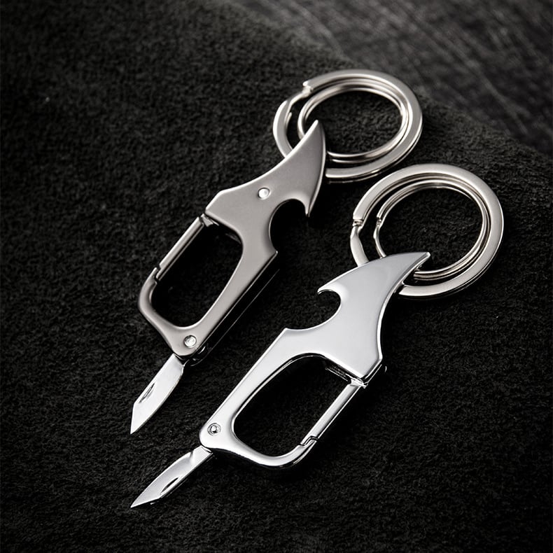 Buvala™-🔥49% OFF🔥Multifunctional pendant bottle opener metal double ring key chain