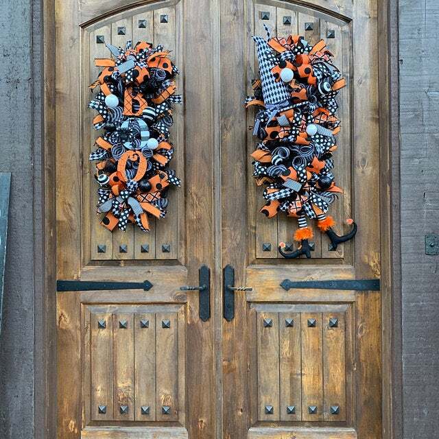 Buvala™-Halloween Swag Wreath Fall Wreath-HOT SALE