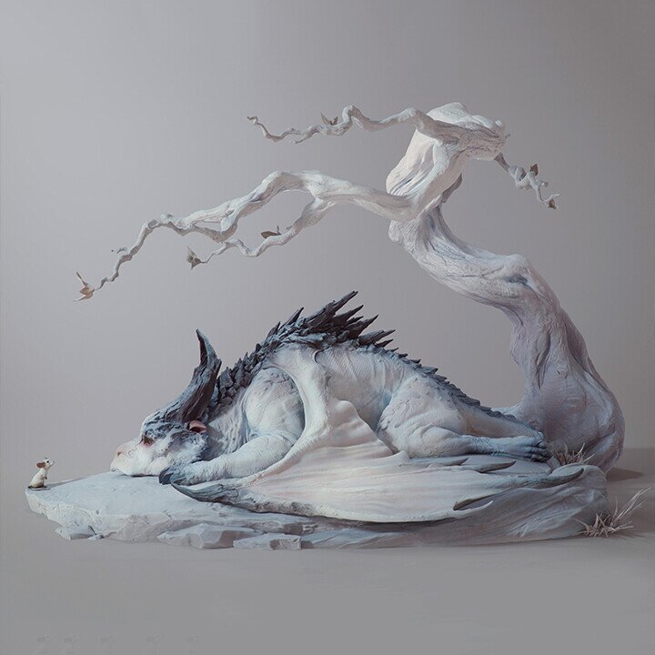 Buvala™-Dragon And Mouse - Art Sculpture