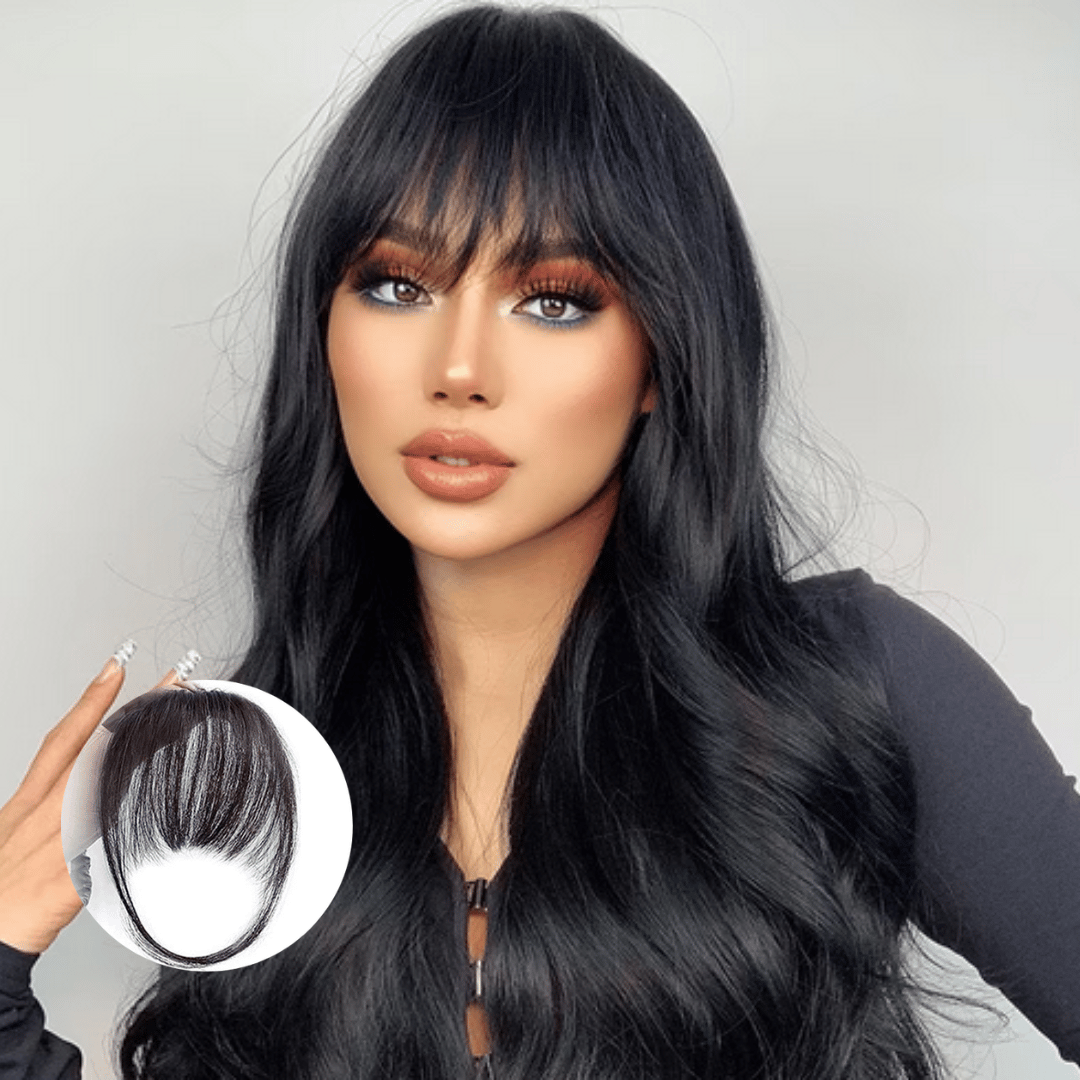 Buvala™-🔥🎀Clip in Bangs (High temperature filament)🔥