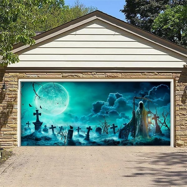 Buvala™-Hot Sale-Halloween 2024 Garage Door Decoration