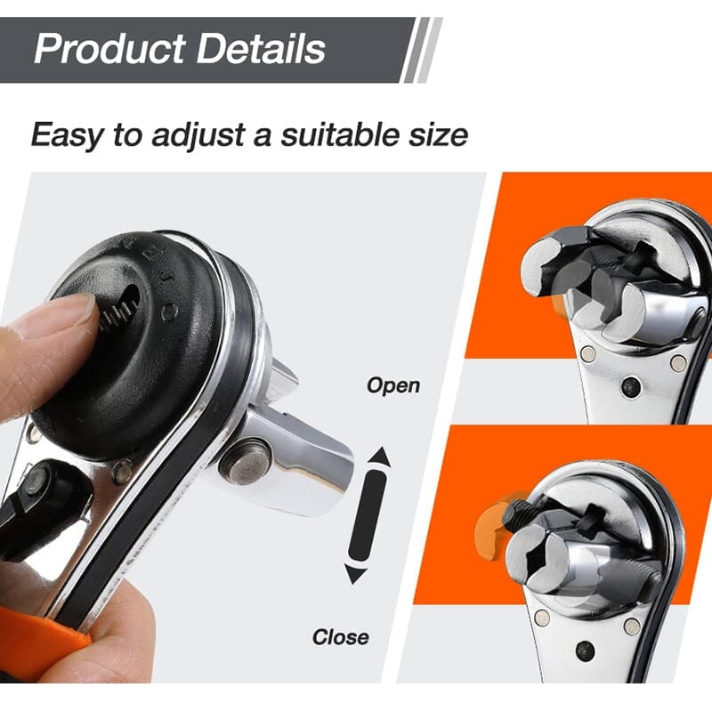 Buvala™-Hot Sale 49% OFF - Adjustable Ratchet Wrench