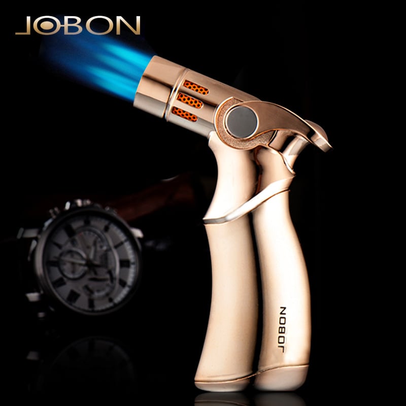 Buvala™-Windproof straight torch blue flame lighter