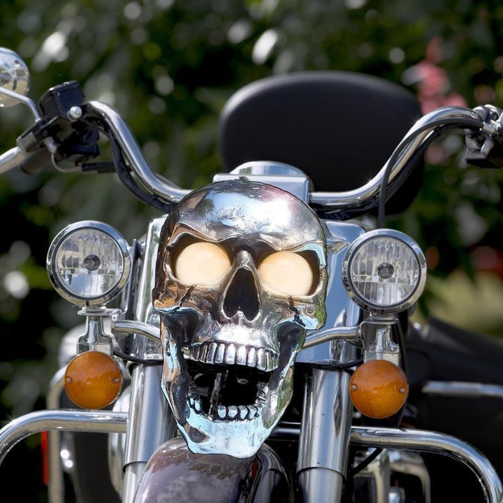 Buvala™-💀Motorcycle skull lamp🎃Halloween Pre