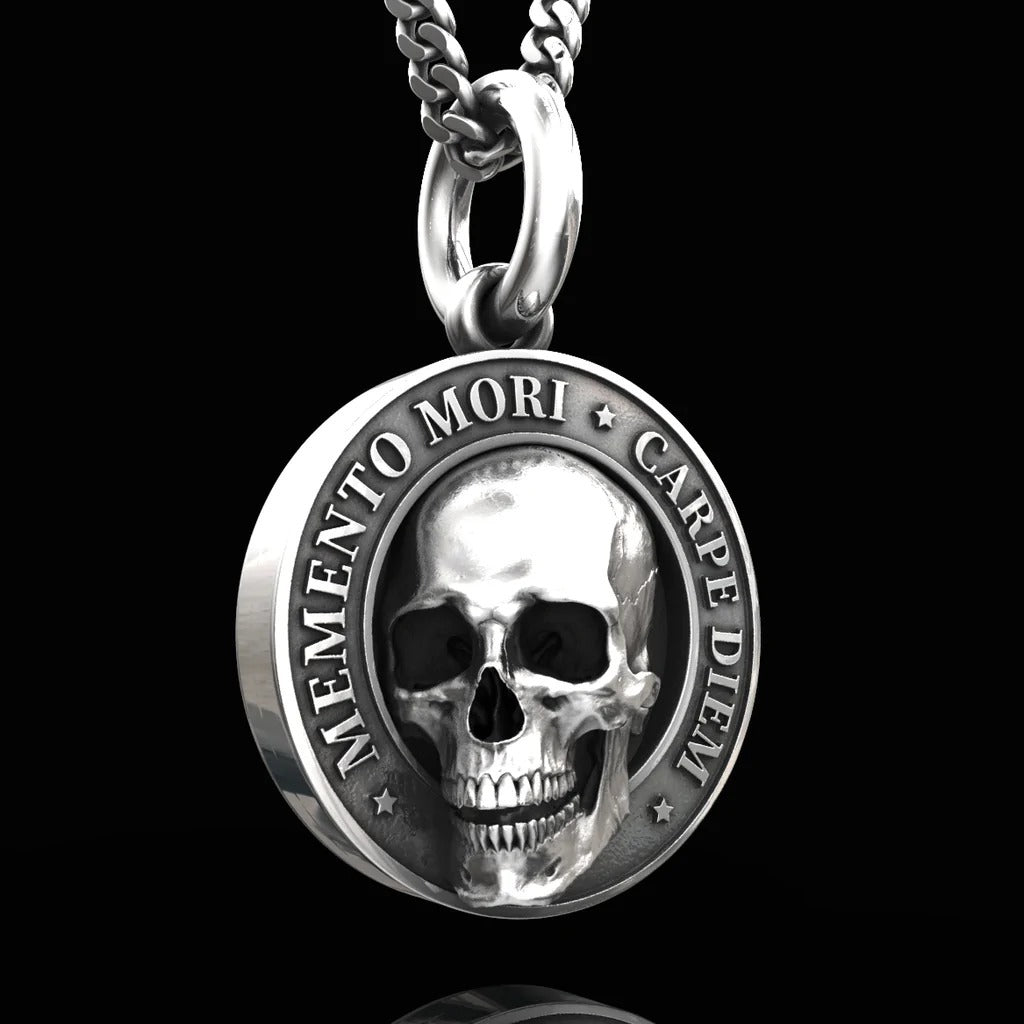 Buvala™-🍀 MEMENTO MORI SKULL PENDANT