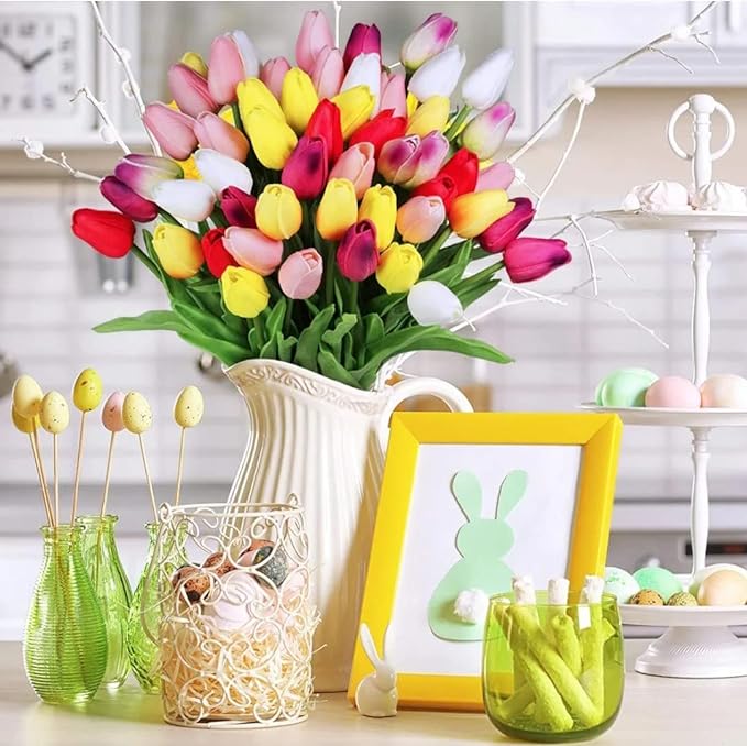 Buvala™-✨This Week's Special Price $24.99💥-UV Resistant Lifelike Artificial Tulips Flowers💐